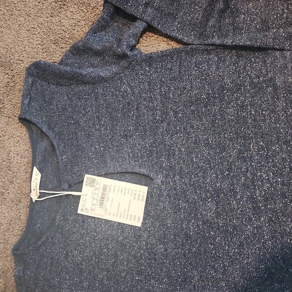 Springfield Blue Sparkle Long Sleeve Top - Picture 2 of 6